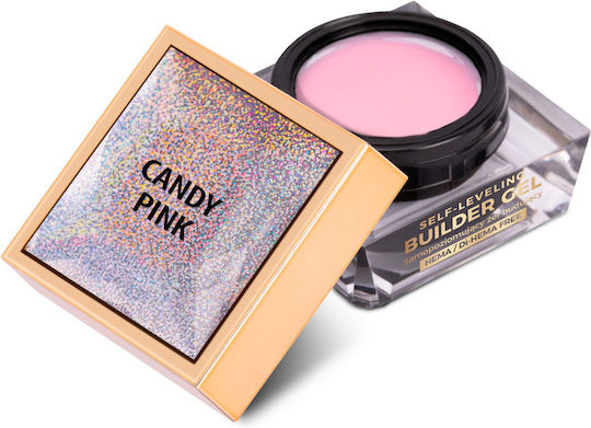 Molly Lac Builder Gel Νυχιών Candy Pink 50gr