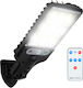 Blow Waterproof Solar LED Flood Light 30W Cold White 6500K with Motion Sensor, Photocell and Remote Control IP44