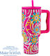 Nava "we Care" Handled Tumbler Thermos Stainles...