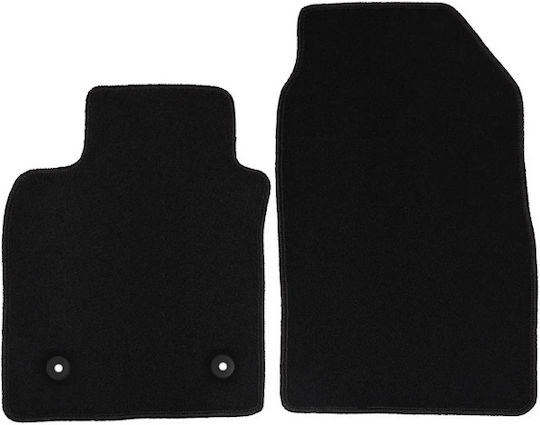Car Mats Carpet Renault Clio 2019-2025 Black 2 Pieces
