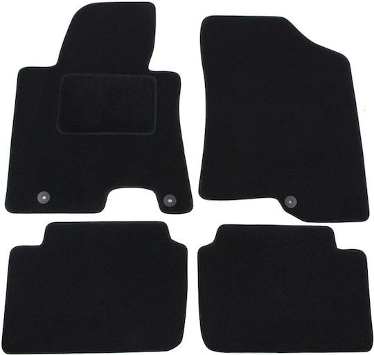 Πατάκια Αυτοκινήτου Μοκέτα Hyundai I30 2011-2017 Black 5 Pieces