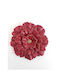 SteweHome Wall Decor Handmade Burgundy 25x25cm
