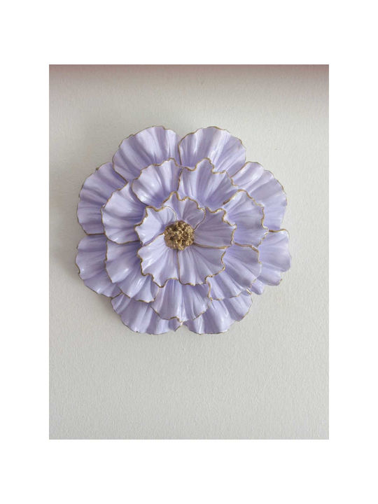 SteweHome Wall Decor Handmade Purple 16.5x16.5cm