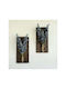 SteweHome Wanddekoration Blau aus Hölzernes 30x14cm 2Stücke