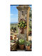 SteweHome Handmade Yellow Ceramic Wall Decor 28x18cm