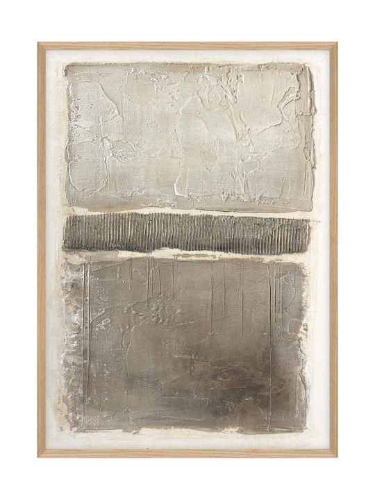 Έργο Τέχνης Art Structure 1 Nordic Art Δρύινη Κορνίζα W50 X H70 Cm Malerifabrikken