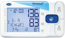 Electronic Blood Pressure Monitor Hartmann Veroval Duo Control #9298832 20-12 Upper Arm Size M White Open-box Item Electronic Blood Pressure Monitor Hartmann Veroval Duo Control #9298832 20-12 Upper Arm Size M White Open-box Item