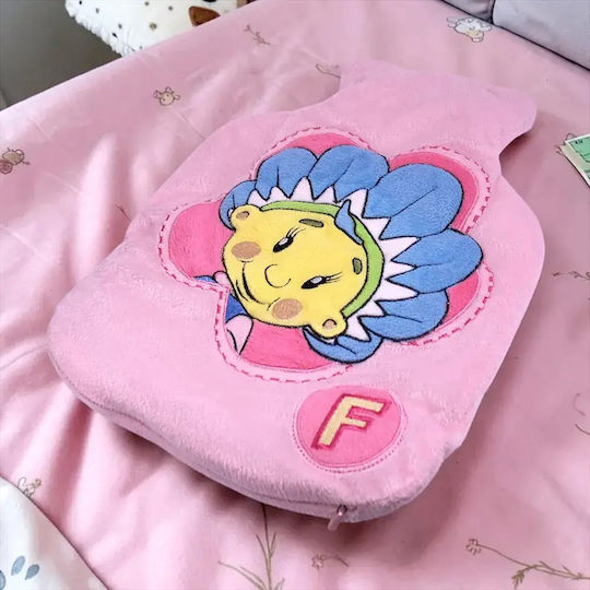 Chippo Wärmflasche in Rosa Farbe Mit Bezug Allgemeine Verwendung 34x25cm 2000ml