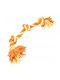 Duvo Plus Toy 4 Knots Dog Rope Toy 74cm Orange 1 Piece