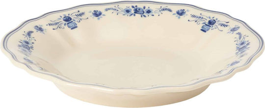 Costa Nova Vila Deep Ceramic Beige Plate 25cm