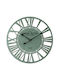 Union Wall Clock Metallic Turquoise