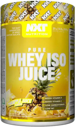 Nxt Nutrition Pure Whey ISO Juice Molkenprotein mit Geschmack Ananas Saft 900gr