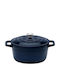 HKoenig Round Cast Iron Dutch Oven 30cm 3.3lt