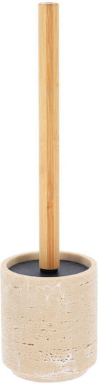 Eurocasa Plastic Bathroom Toilet Brush Beige