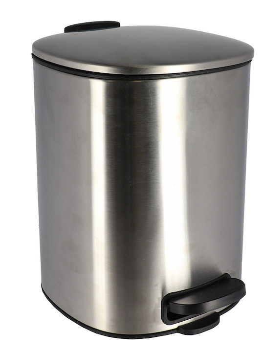 Eurocasa Inox Кошничка за баня Soft Close Сребриста