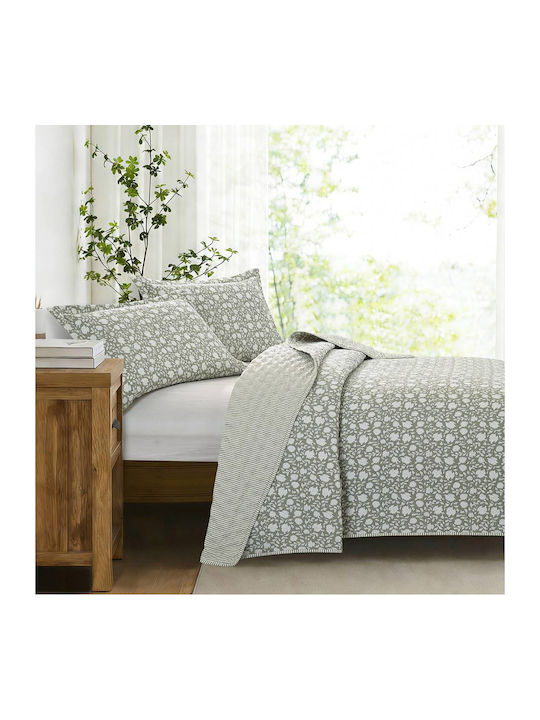 Liolios Home Veronica Κουβερλί Μονό Πράσινο 160x240cm