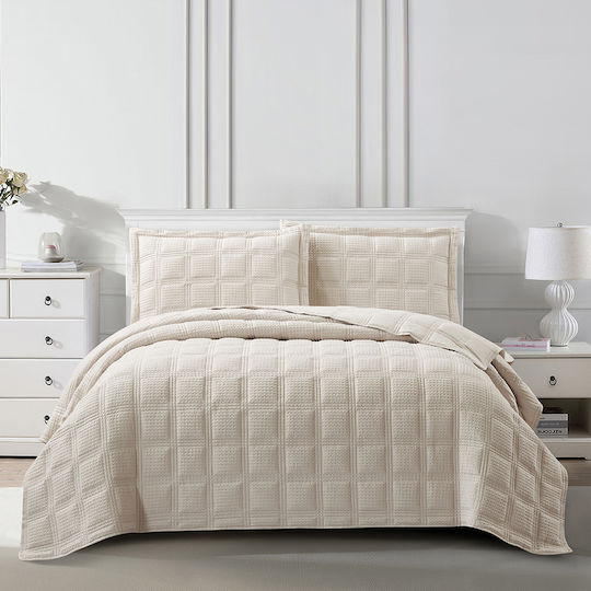 Liolios Home Toscana Coverlet Semi-Double Beige 180x240cm