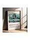 Poster Honda Civic Eg Cr030 40cm X 50cm Frame Natural Wood Beige