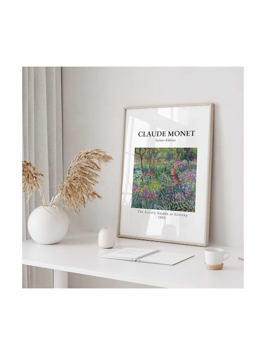 Poster Claude Monet Artists Garden In Giverny Art086 40cm X 50cm-56048pd156705