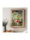 Poster Bouquet Flowers Art115 40cm X 50cm Premium Black Wooden Frame