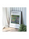 Poster Monet Artists Garden Art014 40cm X 50cm Black Wooden Frame