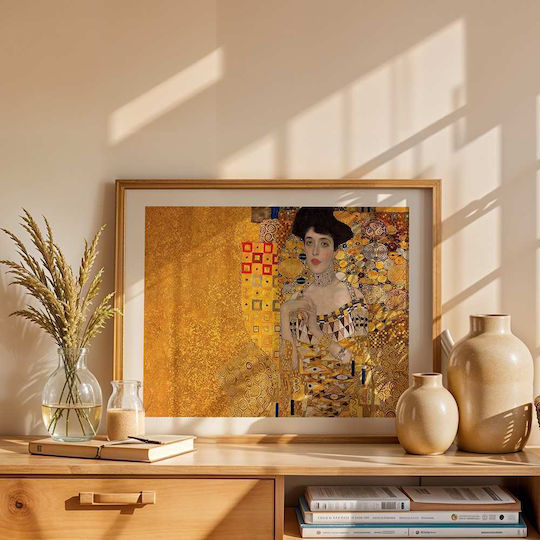 Poster Gustav Klimt Portrait Adele Bloch Bauer Art151 40cm X 50cm Λευκή Ξύλινη Κορνίζα-56086pd156669f55310