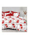 Pucioasa Set Huse Pentru Pilote 200x230cm Dublu Cu 4 Fețe De Pernă & 1 Cearșaf Poppies 1