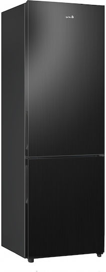 Arielli Arielli Kühlschrank mit Gefrierfach 322lt Total NoFrost Υ185.5xΠ59.5xΒ63.5cm Schwarz