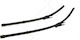 Hart Hart Front Set Car Wiper Blades 650mm 580mm