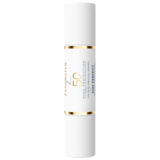 Lancaster Sun Perfect Youth Protection Clear & Tinted Duo Αντηλιακό Stick Προσώπου & Χειλιών SPF50 με Χρώμα 12gr