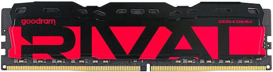 GoodRAM RIVAL Radiant Red DDR4 με Module 1x8GB και Ταχύτητα 3200 για Desktop