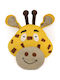 Kids Wall Decor Animals Grey 3x3x38cm