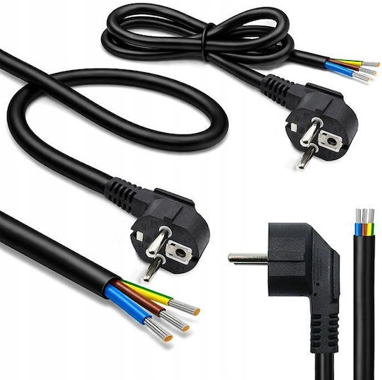 Qoltec Extension Cord Cable Extension with Length 1.8m Cable Cross Section 3 x 1mm² and Grounding