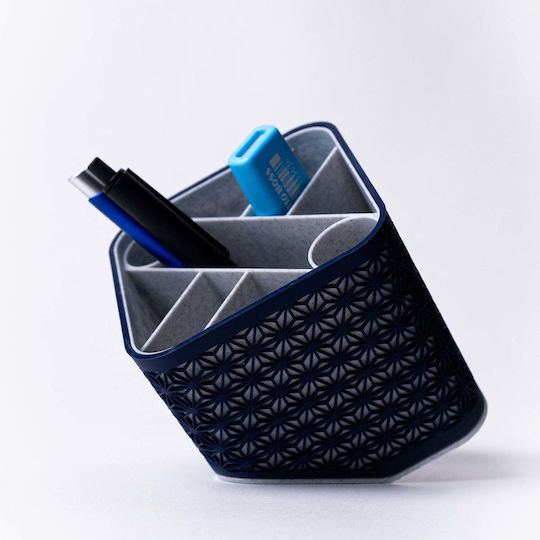 Kumiko Original Organizator De Birou 2 Căi Mat Albastru