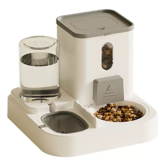 Pet's Choice Futter- und Wasserschale für Hund & Katze mit Gestell 800ml in Weiß Farbe