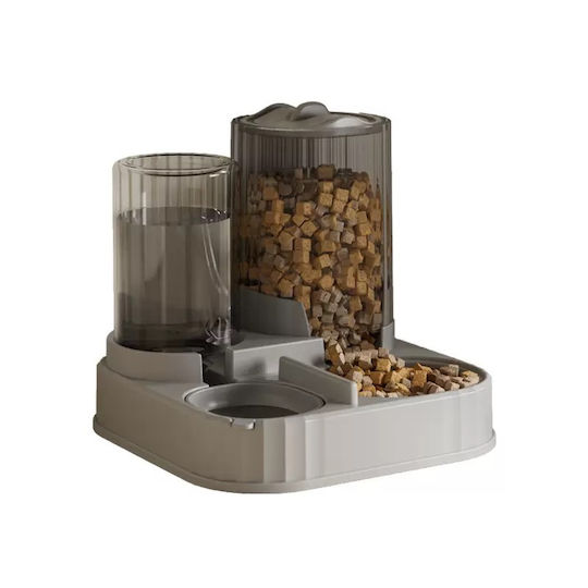 Pet's Choice Futter- und Wasserschale für Hund & Katze mit Gestell 800ml in Grau Farbe