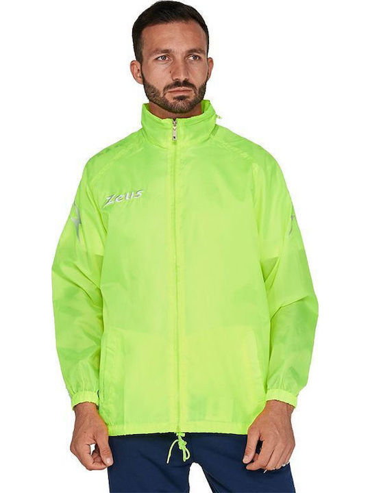 Мъжко яке Водоустойчиво и Ветроустойчиво Electric Green