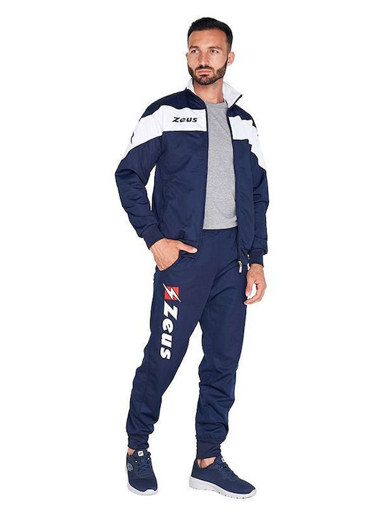 Glossy Navy/White Tracksuit Set