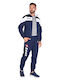 Glossy Navy/White Tracksuit Set