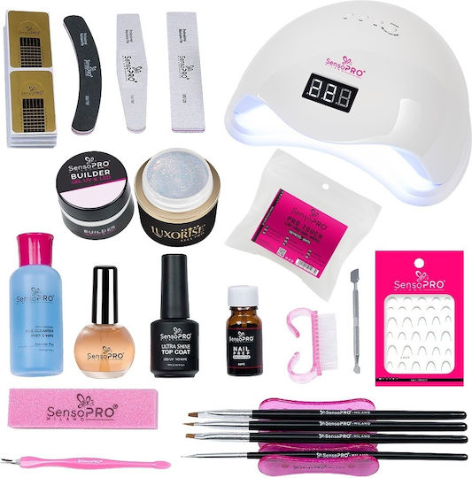 Sensopro Milano Kit Manichiură Gel French Pentru Unghii Promoție #03