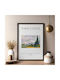 Poster Van Gogh Wheat Field Cypresses Art002 40cm X 50cm Premium Black Wooden Frame