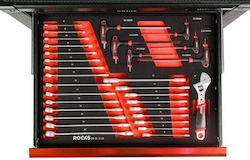 Set Chei Deschise Inel 6-22 Mm Chei Allen Cheie Franceză 31 Bucăți Ok013125