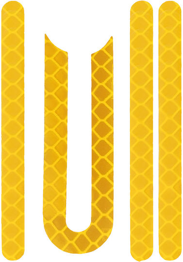 Avizar Reflective Stickers Xiaomi M365 Pro 3 Vertical 1 U Yellow