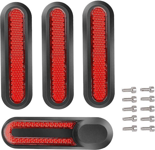 Avizar Visierabdeckungen Xiaomi M365 Pro 2 3 1s Essential Schwarz Rot
