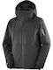 Salomon LC2637300 Ανδρικό Μπουφάν για Σκι & Snowboard Μαύρο