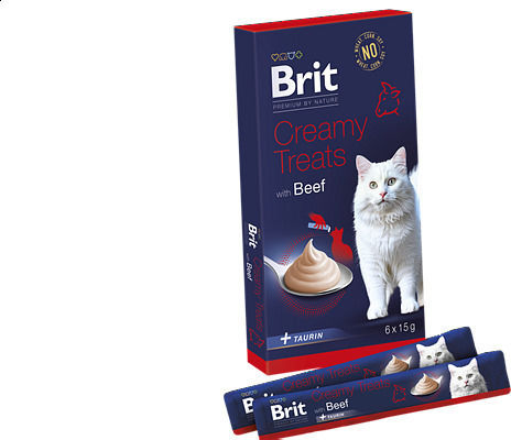 Brit By Nature Creamy Cat Treats 6x15gr Rabbit