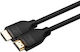 Microconnect Cable HDMI male - HDMI male 5m Μαύρο