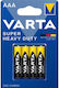 Varta Varta Zinkbatterien AAA 4er Pack
