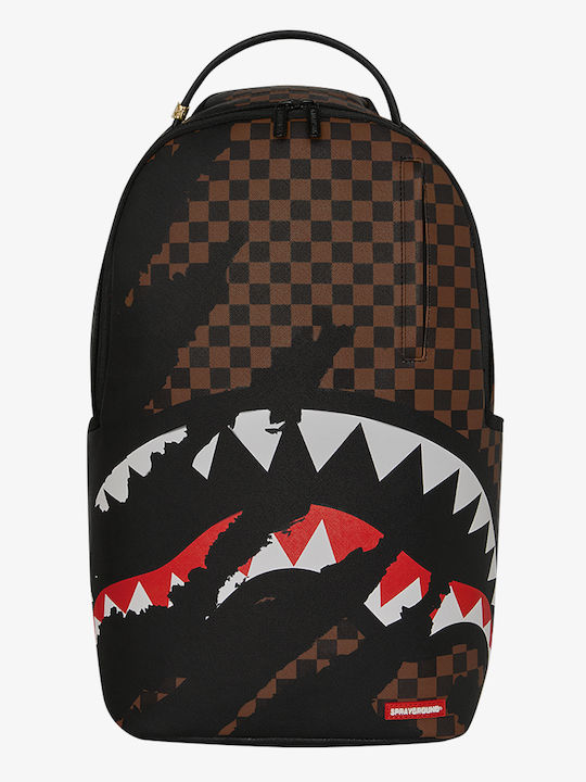 Sprayground Tear Check Σχολική Τσάντα Πλάτης Men Claw Tear Check