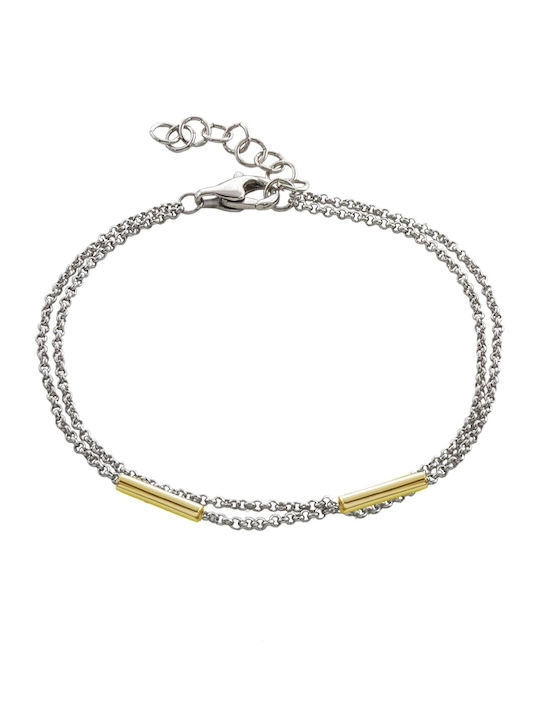 Loisir Women's Bracelet from Stainless Steel 17cm